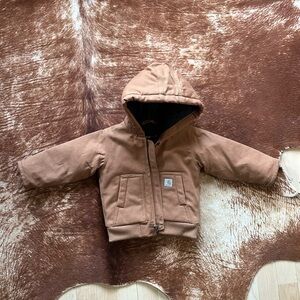 Carhartt Brown Hooded Jacket 6 months